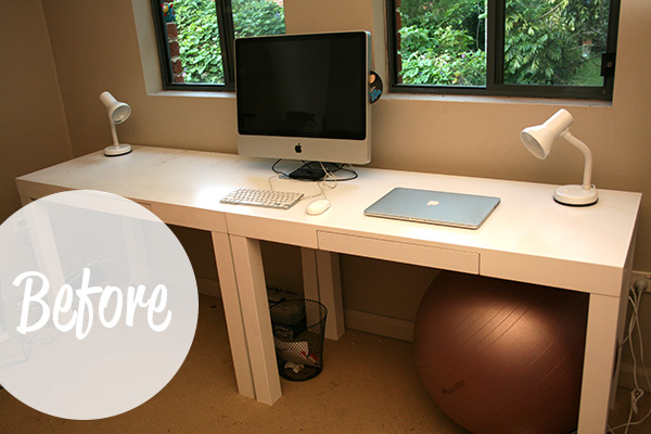 how to make a wood desk